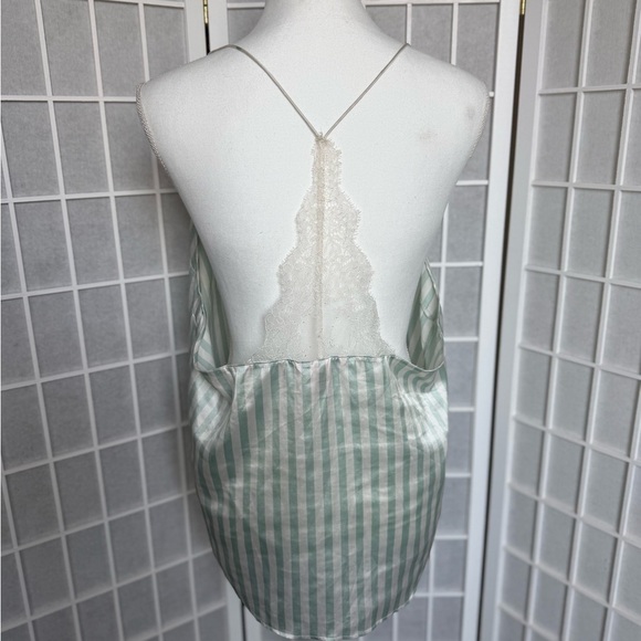 Victoria's Secret Mint and White Striped Camisole | X-LARGE 🔥CLEAR THE CLOSET - Picture 3 of 7